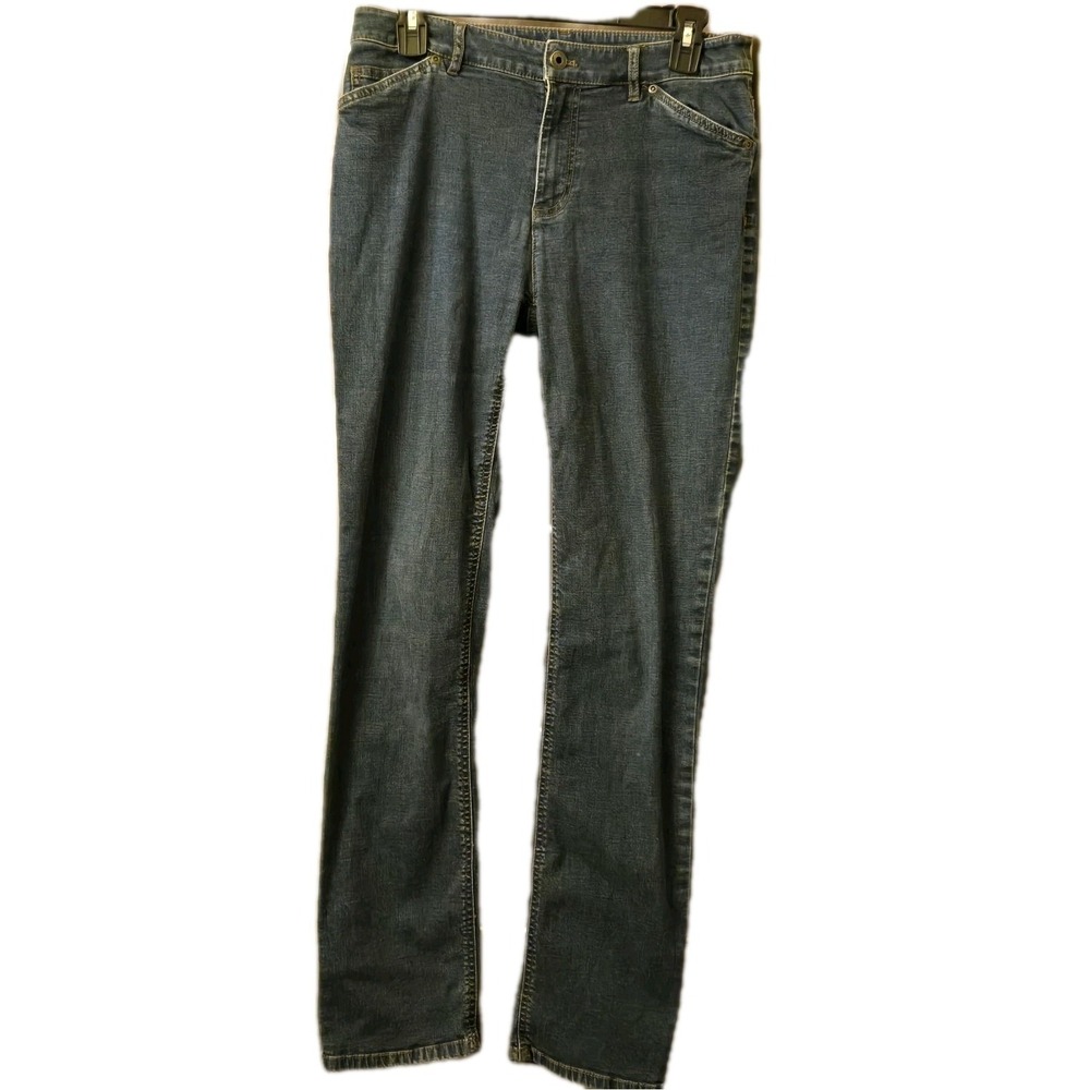 J Jill Denim Blue Jeans Straight Leg Tried And True Fit Size 6 Stretch 28x30